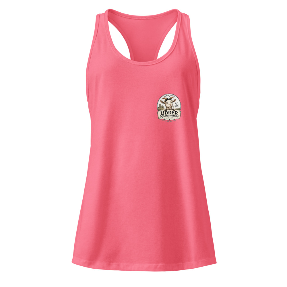 Udder Shenanigans Women's Racerback Tank Top view 3